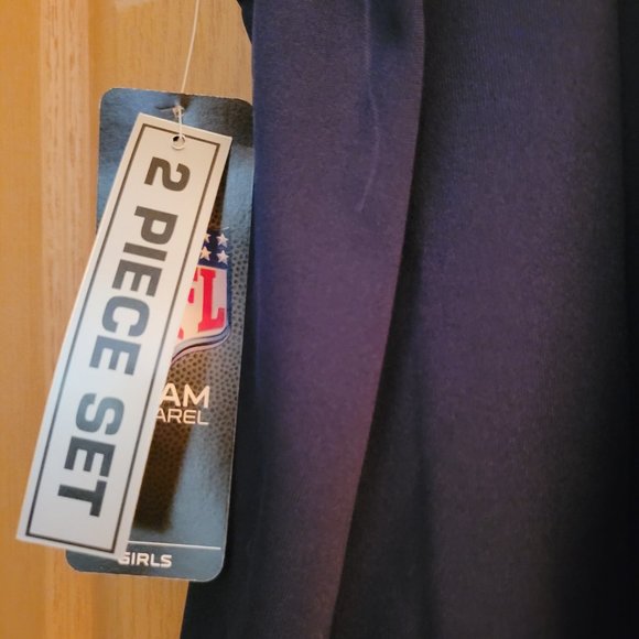 BNWT Seattle Seahawks Girls Cheerleader 2-piece Set Med 10/12 - Picture 2 of 5